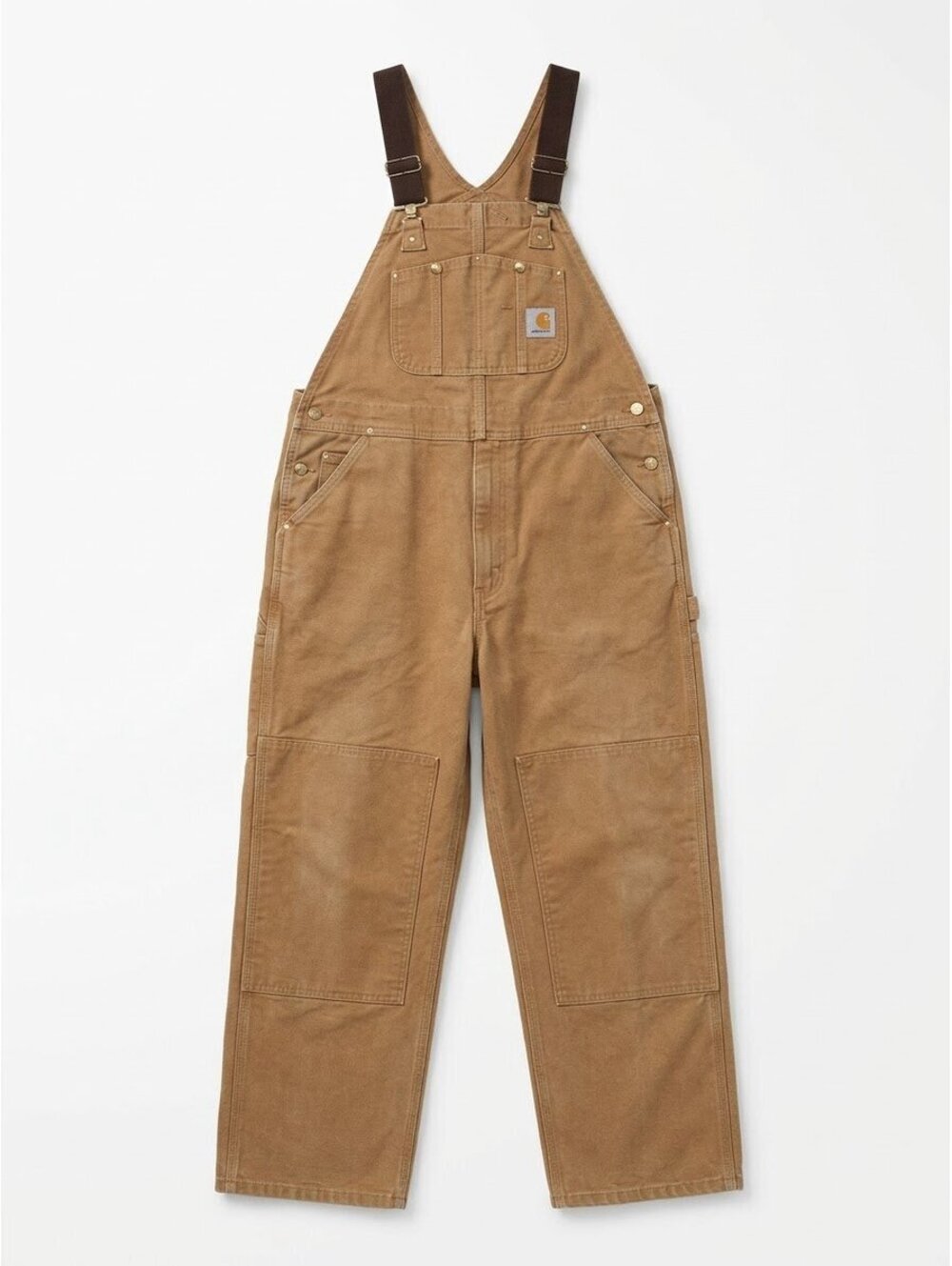Carhartt adults Bib Overalls Size 38X30 Double Knee